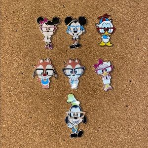 Mickey and Pals Nerd Pins